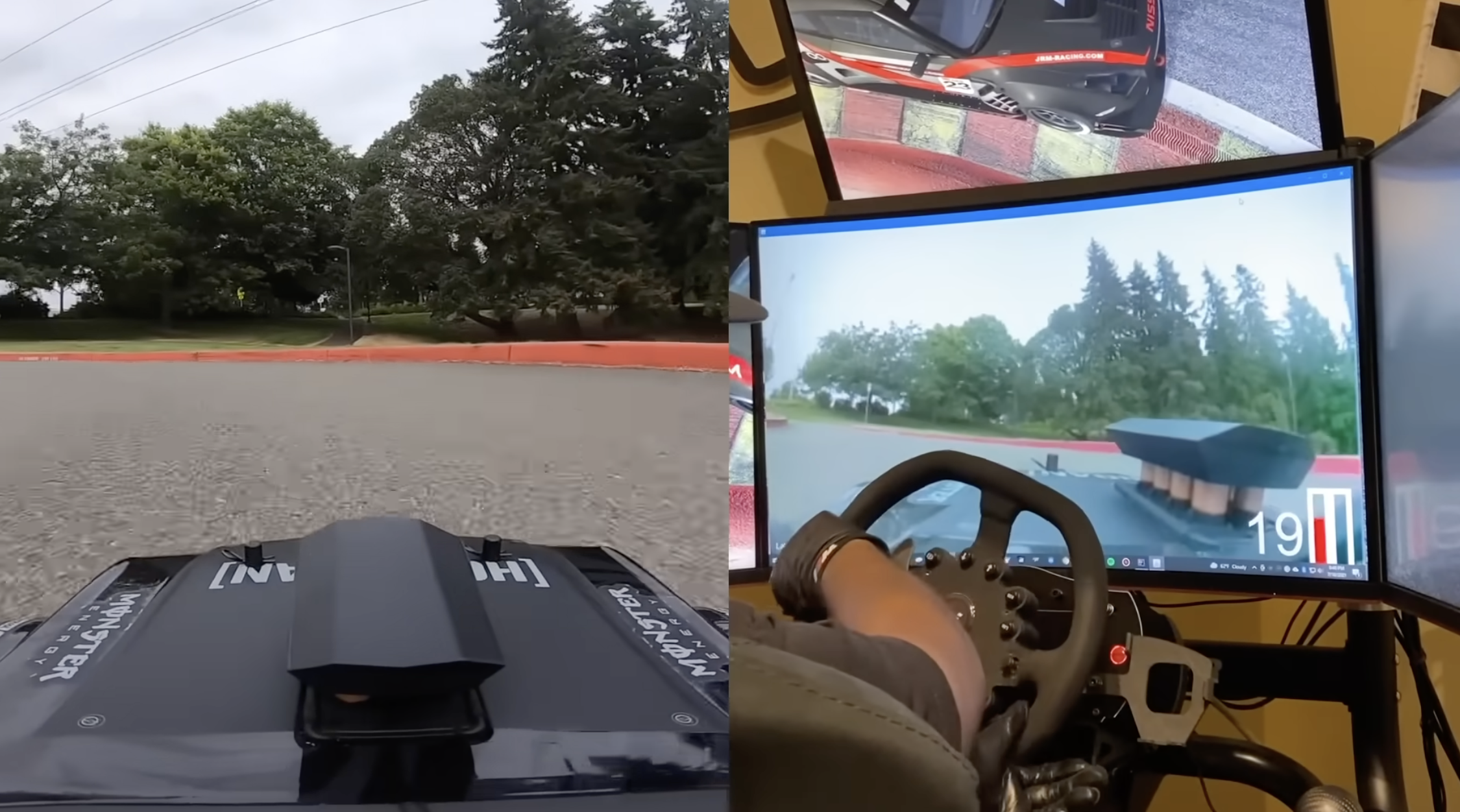 ТВ-панель із FPV-видом з моделі